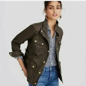 J. Crew Olive Utility Jacket
